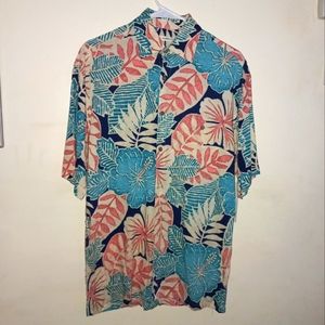 NWT Moda Campia Moda Hawaiian Sport Shirt Mens Size S